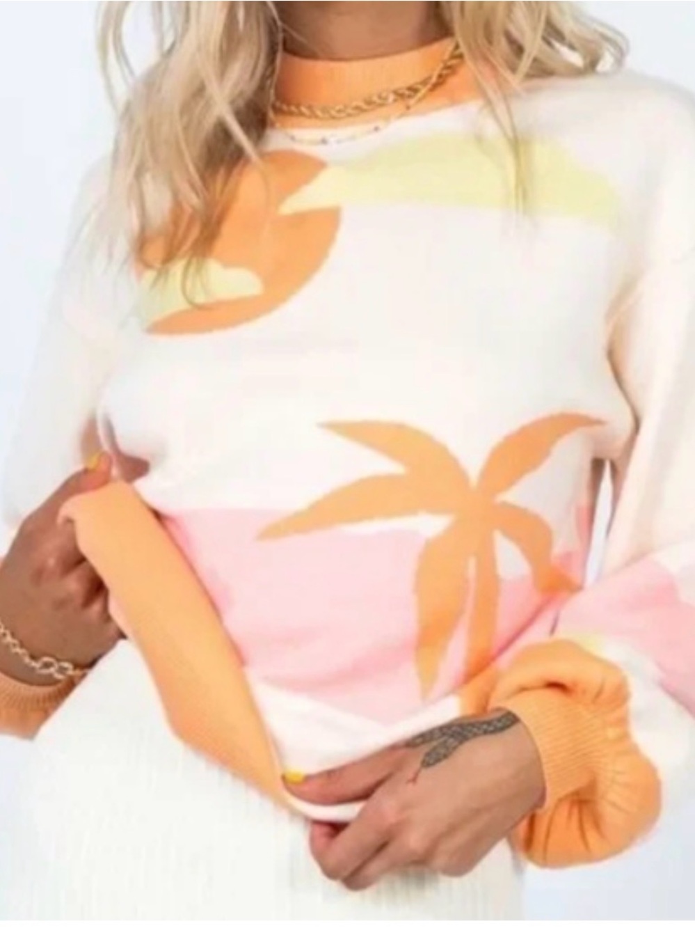 Princess Polly Sunset knit sweater